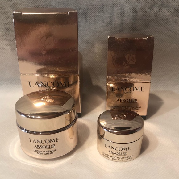 NWT in box Lancôme Absolue Skincare Set - Soft Cream/ Eye Cream- Made in France